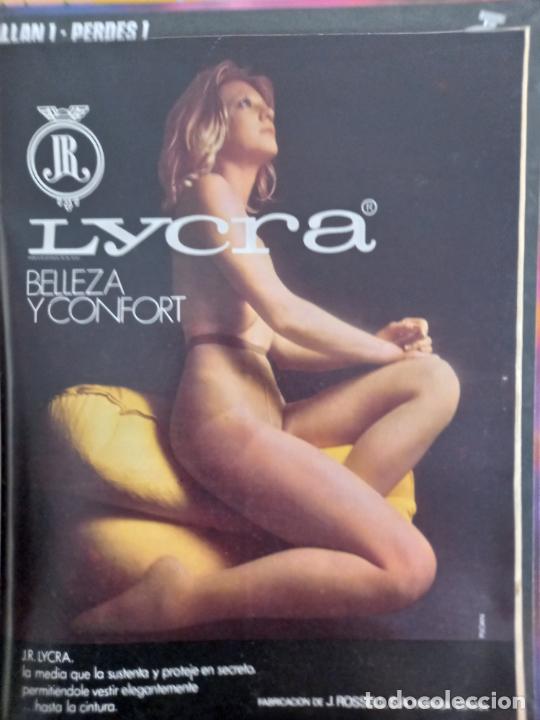 Coleccionismo de Revistas y Peri&oacute;dicos: ANUNCIO LENCERIA MEDIAS JR