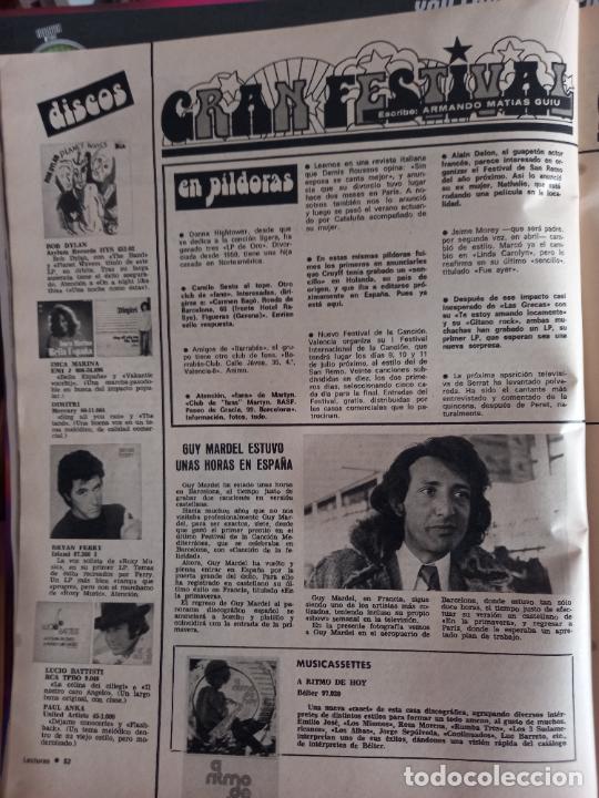 Coleccionismo de Revistas y Peri&oacute;dicos: GUY MARDEL PAUL ANKA LUCIO LBATTISTI BRYAN FERRY BOB DYLAN