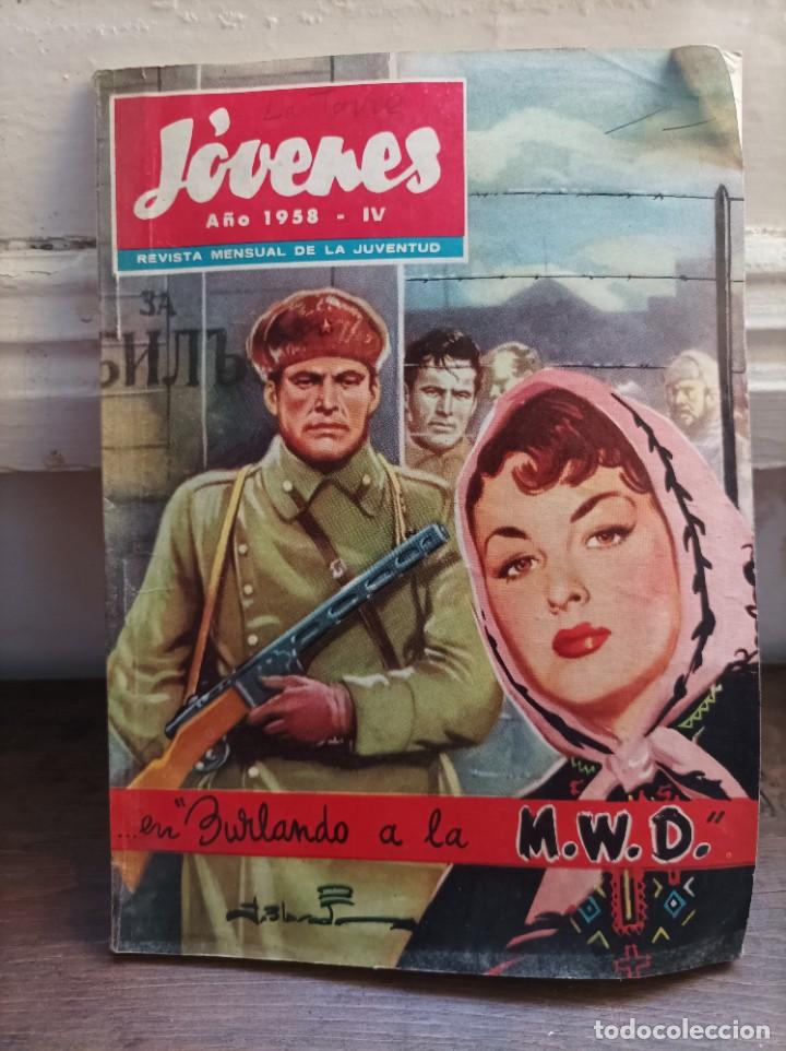 Colecionismo de Revistas e Jornais: REVISTA JOVENES - IV de 1958 - CON CENSURA ECLESIASTICA