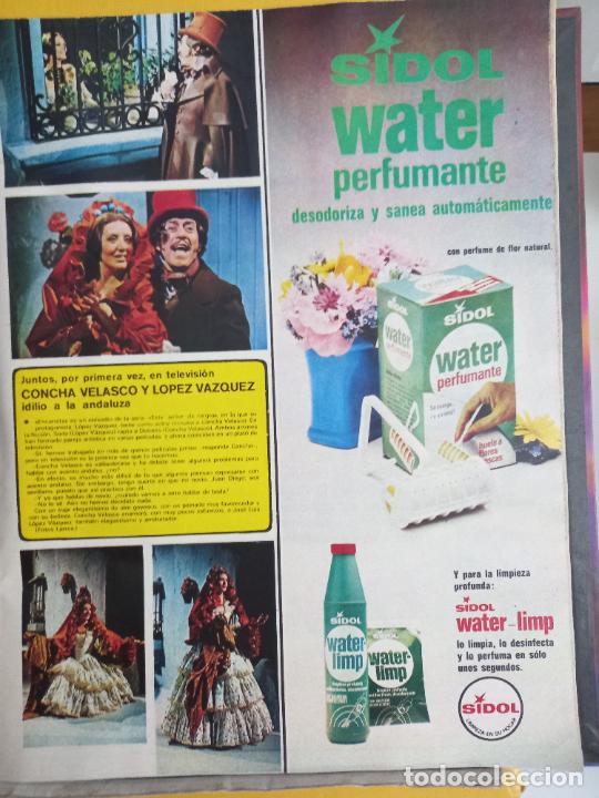 Coleccionismo de revistas y peri&oacute;dicos: anuncio water limp sidol concha velasco jose luis lopez vazquez