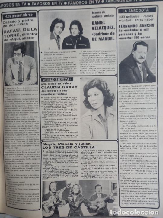 Coleccionismo de Revistas y Peri&oacute;dicos: rafael de la torre claudia gravy daniel velazquez fernando sancho los tres de castilla mayra