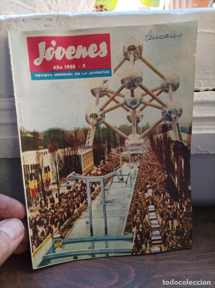 Colecionismo de Revistas e Jornais: REVISTA JOVENES - Octubre de 1958 - CON CENSURA ECLESIASTICA
