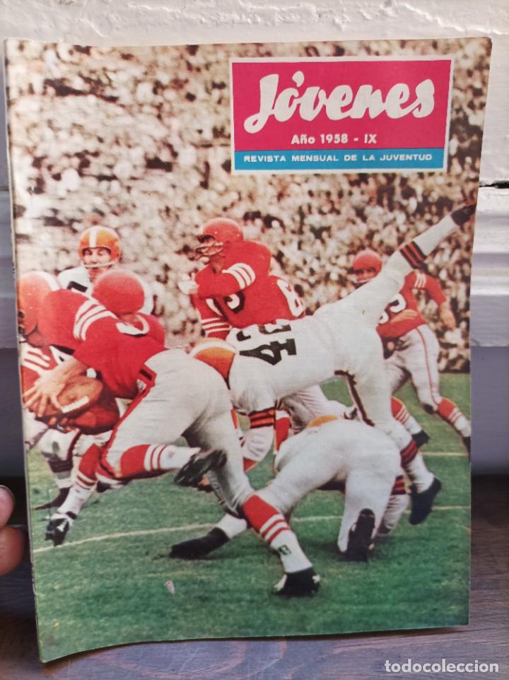 Colecionismo de Revistas e Jornais: REVISTA JOVENES - Septiembre de 1958 - CON CENSURA ECLESIASTICA