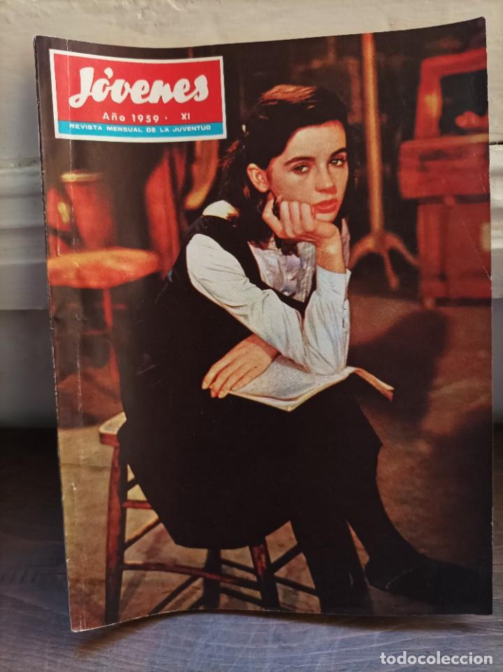 Coleccionismo de Revistas y Peri&oacute;dicos: REVISTA JOVENES - Noviembre de 1959 - CON CENSURA ECLESIASTICA