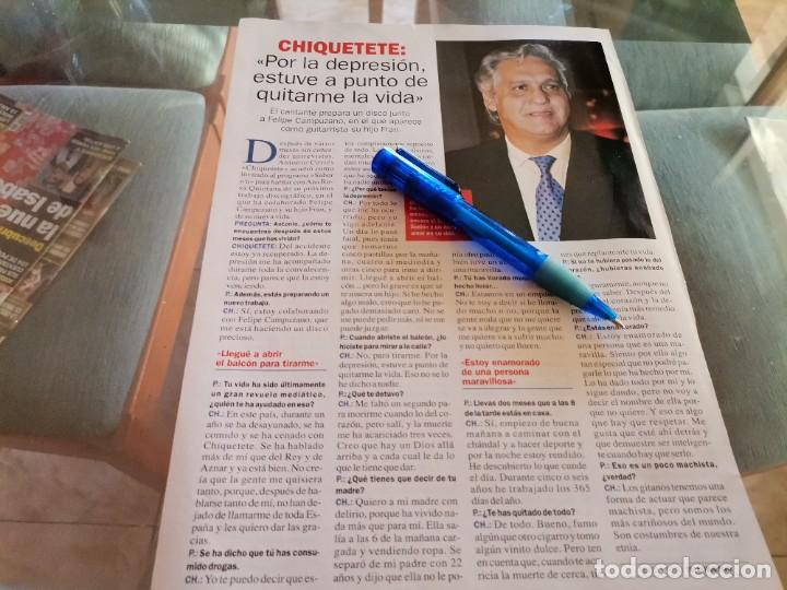 Coleccionismo de Revistas y Peri&oacute;dicos: CHIQUETETE RECORTE REVISTA 2004