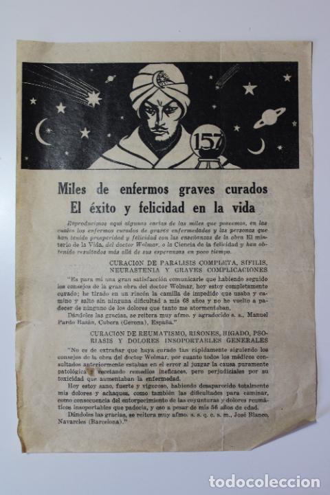 Coleccionismo de revistas y peri&oacute;dicos: Miles de enfermos graves curados El &eacute;xito y felicidad en la vida folleto curaci&oacute;n m&aacute;gica
