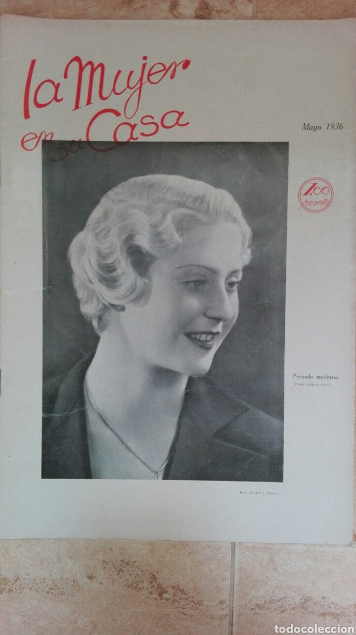 Coleccionismo de Revistas y Peri&oacute;dicos: Revista La Mujer en su Casa n&deg;413 mayo 1936