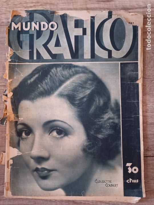 Coleccionismo de Revistas y Peri&oacute;dicos: MUNDO GR&Aacute;FICO N&ordm; 1087 - 31 AGOSTO 1932