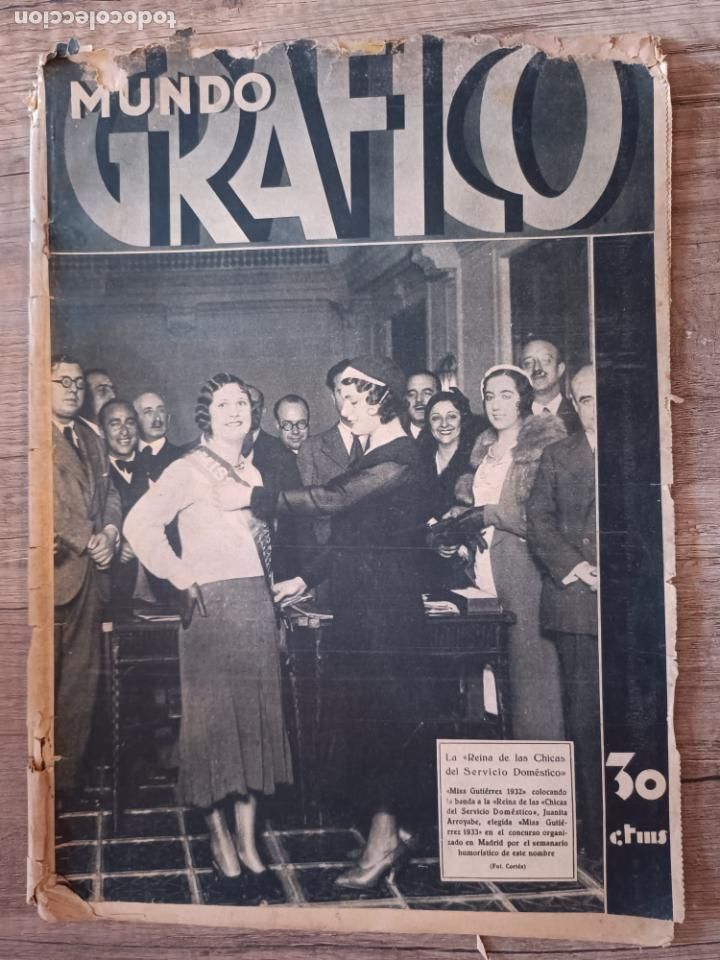 Coleccionismo de Revistas y Peri&oacute;dicos: MUNDO GR&Aacute;FICO N&ordm; 1103 - 21 DICIEMBRE 1932