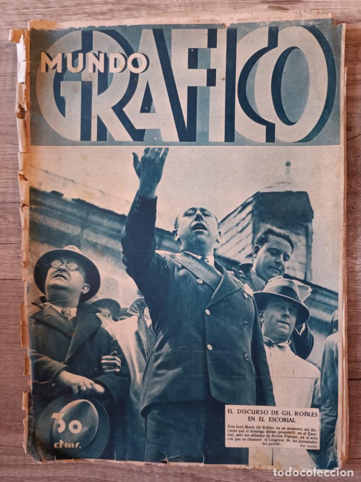 Coleccionismo de Revistas y Peri&oacute;dicos: MUNDO GR&Aacute;FICO 19 ABRIL 1933 - GIL ROBLES
