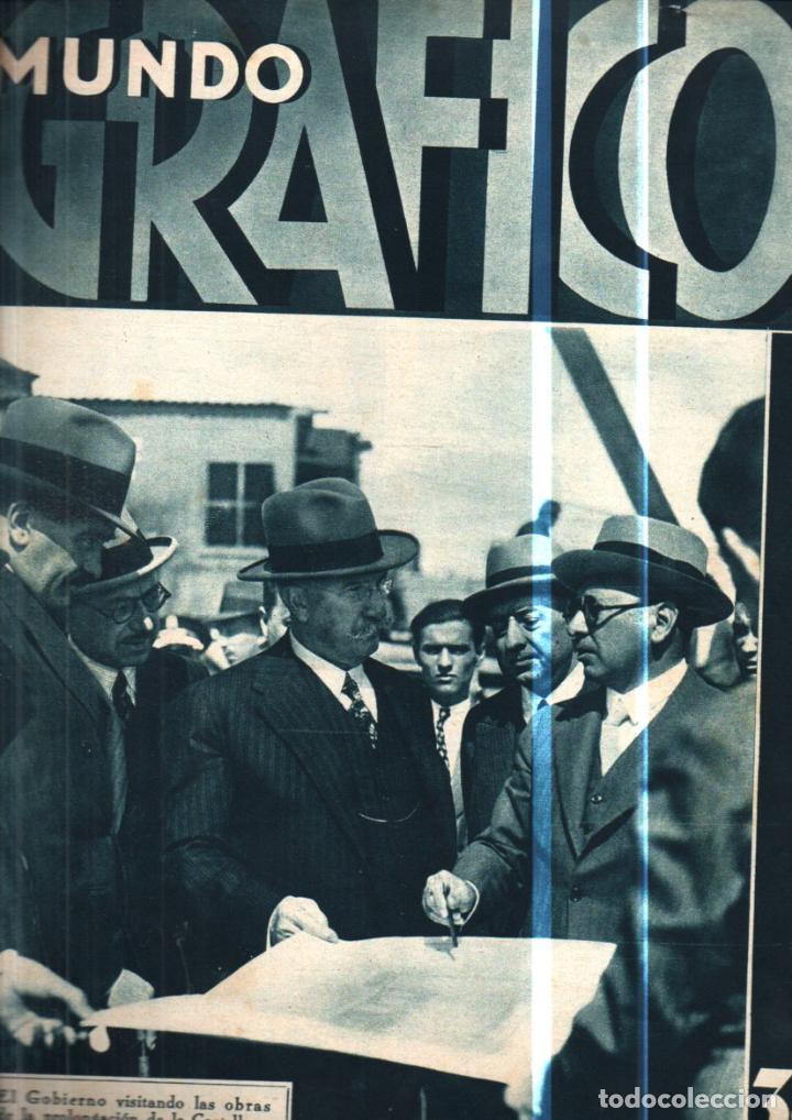 Coleccionismo de Revistas y Peri&oacute;dicos: MUNDO GR&Aacute;FICO N&ordm; 1144 -4 OCTUBRE 1933