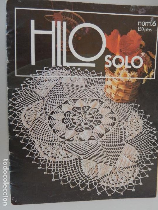 Coleccionismo de Revistas y Peri&oacute;dicos: HILO SOLO REVISTA N&ordm; 6 - GANCHILLO -1982