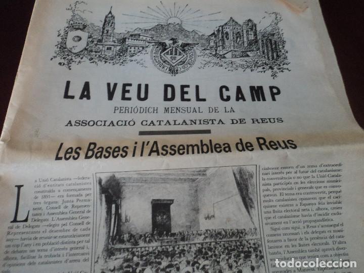 Coleccionismo de revistas y peri&oacute;dicos: la veu del camp publicacio amb motiu de l&acute;exposicio, les bases de manresa, cent anys de catalanisme