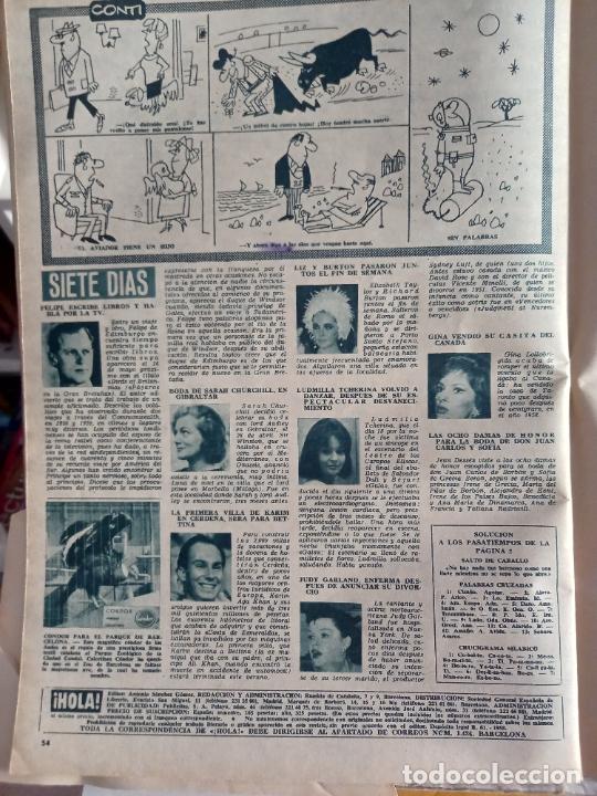 Collectionnisme de Revues et Journaux: ELIZABETH TAYLOR LUDMILLA TCHERINA GINA LOLLOBRIGIDA JUDY GARLAND SARAH CHURCHILL