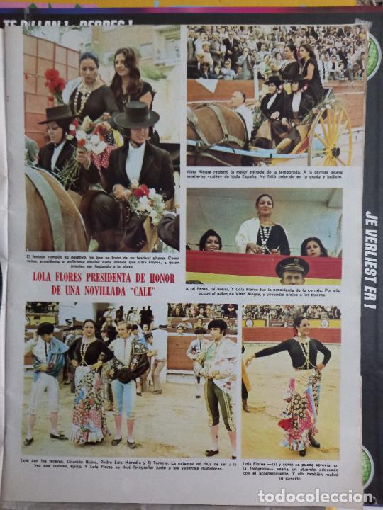 Coleccionismo de revistas y peri&oacute;dicos: lola flores lolita corrida de toros cale gitana gitanos