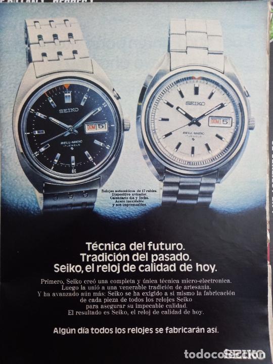 Coleccionismo de revistas y peri&oacute;dicos: anuncio seiko