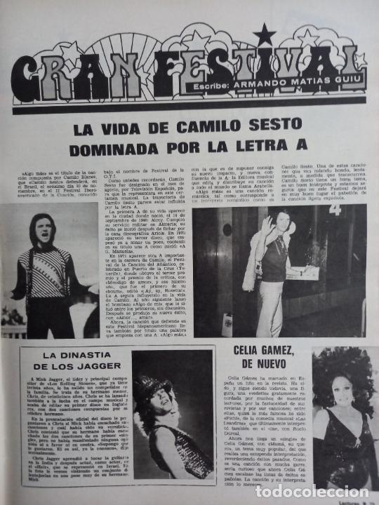 Coleccionismo de Revistas y Peri&oacute;dicos: camilo sesto celia gamez mick jagger the rolling stones
