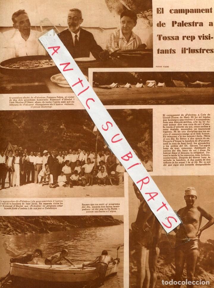 Collection Magazines and Newspapers: REVISTA A&Ntilde;O 1930 NICOLAU D'OLWER POMPEU FABRA RAMOND D'ABADAL TOROS EN OLOT PAPIROFLEXIA