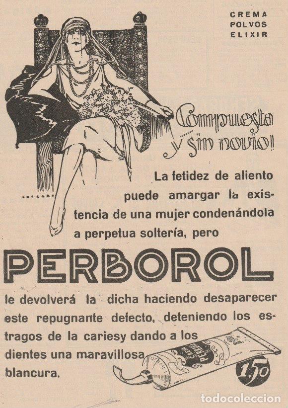 Coleccionismo de Revistas y Peri&oacute;dicos: Publicidad productos Perborol / dibujo Loygorri - 1927