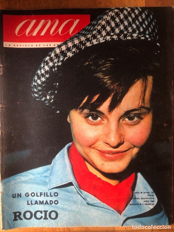 Collezionismo di Riviste e Giornali: AMA N&ordm; 131 1965- ROCIO DURCAL- RITA PAVONE YE-YE- INGRID BERGMAN- AUDREY HEPBURN- ALMERIA- F ARGENTA