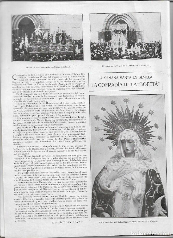 Coleccionismo de Revistas y Peri&oacute;dicos: 1925 COFRADIA LA BOFETA SEMANA SANTA SEVILLA LUPE RIVAS CACHO LOPEZ SILVA LA REVOLTOSA GURYS TOVAR