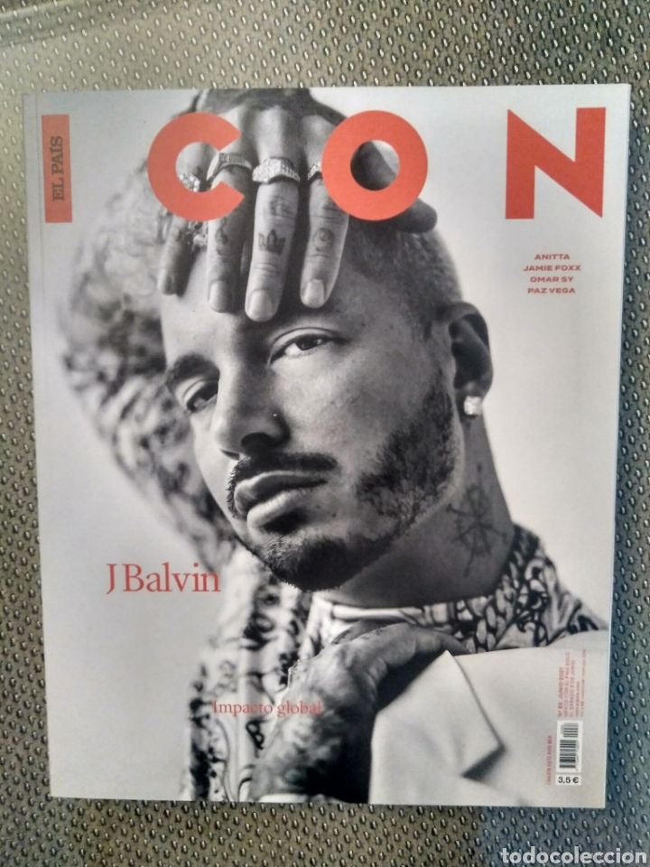 Coleccionismo de revistas y peri&oacute;dicos: ICON. N&ordm; 88 El Pa&iacute;s. Junio 2021. J. Balvin
