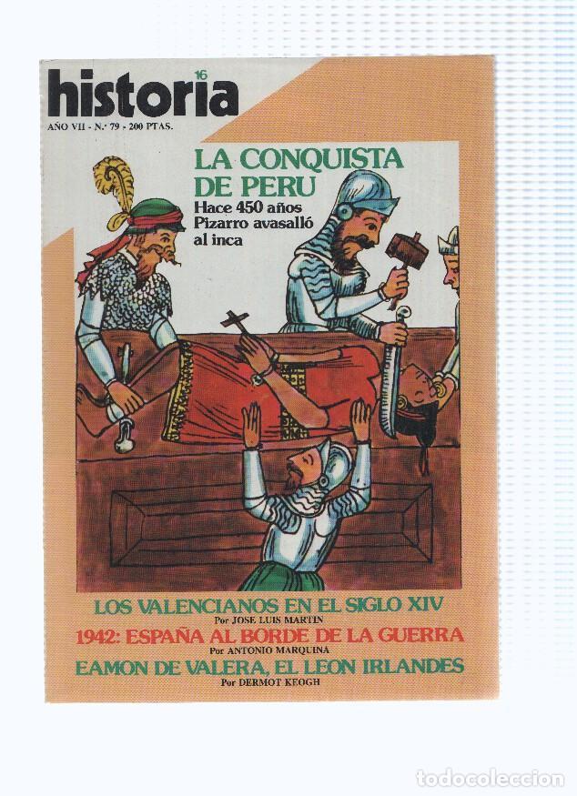 Collezionismo di Riviste e Giornali: Historia 16 numero 079: La Conquista del Peru (1982)