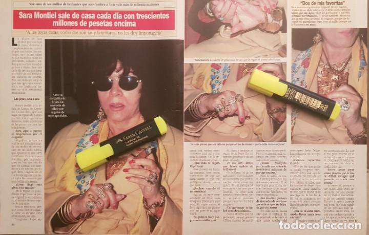 Coleccionismo de revistas y peri&oacute;dicos: Reportaje Sara Montiel 06.05.1994
