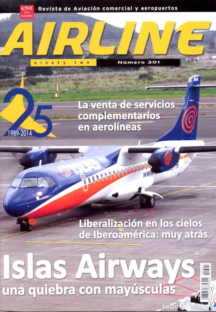 Collectionnisme de Revues et Journaux: REVISTA AIRLINE N&ordm; 301, ISLAS AIRWAYS (2)