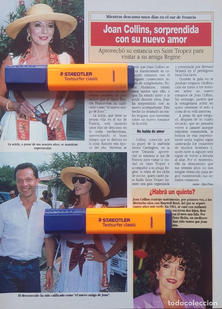 Coleccionismo de revistas y peri&oacute;dicos: Reportaje Joan Collins 02.09.1994