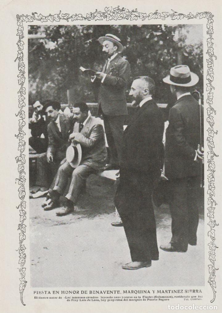 Coleccionismo de Revistas y Peri&oacute;dicos: * LA FLECHA, Salamanca * Jacinto Benavente, Marquina y Mart&iacute;nez Sierra - 1912
