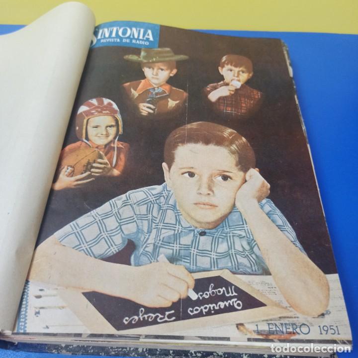 Coleccionismo de revistas y peri&oacute;dicos: TOMO ENCUADERNADO 18 REVISTAS - SINTONIA - A&Ntilde;O 1951