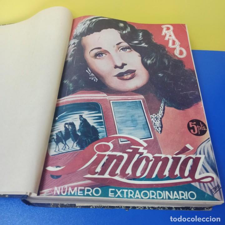 Coleccionismo de revistas y peri&oacute;dicos: TOMO ENCUADERNADO 23 REVISTAS - SINTONIA - A&Ntilde;O 1949