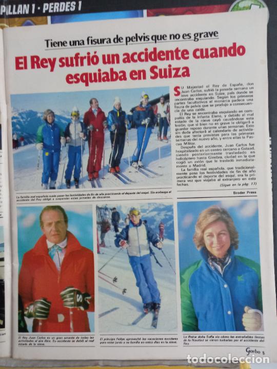 Coleccionismo de Revistas y Peri&oacute;dicos: REY JUAN CARLOS I DE BORBON ACCIDENTE DE ESQUI EN SUIZA