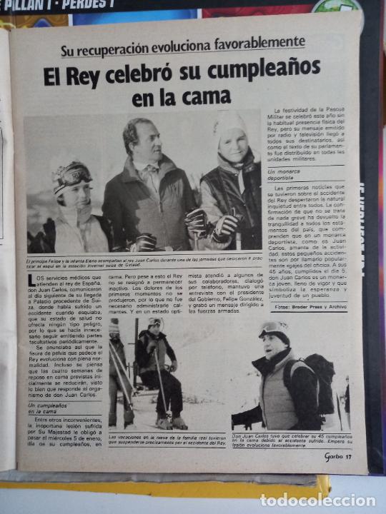 Coleccionismo de Revistas y Peri&oacute;dicos: EL REY JUAN CAROLOS I CUMPLEA&Ntilde;OS EN LA CAMA