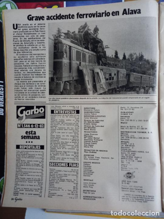 Collection Magazines and Newspapers: ACCIDENTE FERROVIARIO ALAVA 1983