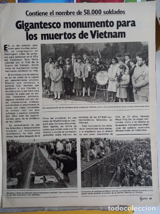 Coleccionismo de revistas y peri&oacute;dicos: MONUMENTO A LOS MUERTOS EN VIETNAM