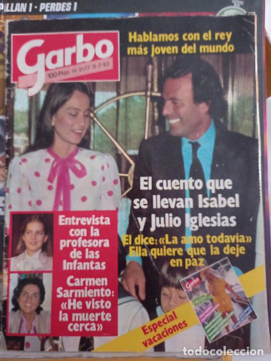 Coleccionismo de Revistas y Peri&oacute;dicos: ROCORTE PORTADA DE ISABEL PREYSLER JULIO IGLESIAS CARMEN SARMIENTO