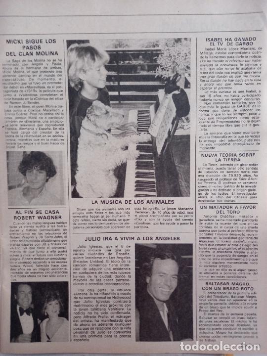 Coleccionismo de Revistas y Peri&oacute;dicos: MIGUEL MICKI MIKY MOLINA JILL SAINT JOHN ROBERT WAGNER JULIO IGLESIAS PERRO Y MUSICA