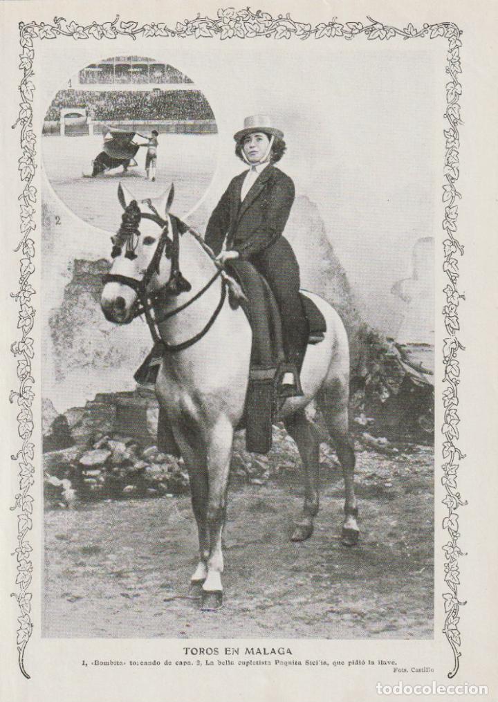 Sammeln von Zeitschriften und Zeitungen: * TOROS Y TOREROS * Bombita, cupletista Paquita Sicilia - 1913