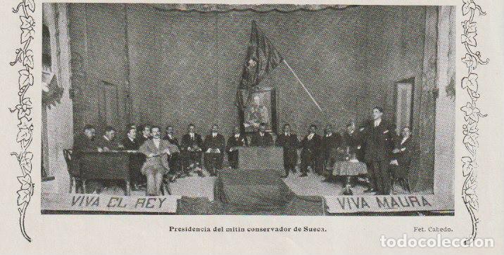 Coleccionismo de revistas y peri&oacute;dicos: * SUECA, Valencia * Mitin conservador - 1913