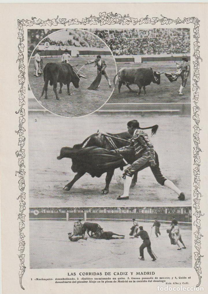 Colecionismo de Revistas e Jornais: * TOROS Y TOREROS * Machaquito, Gallito, Gaona, picador Alejo - 1913