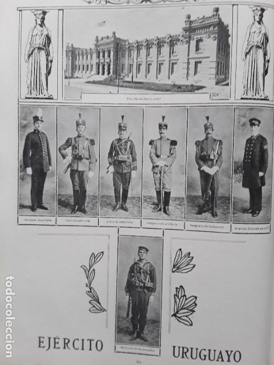Collection Magazines and Newspapers: EJERCITO URUGUAYO UNIFORMES HOJA A&Ntilde;O 1913