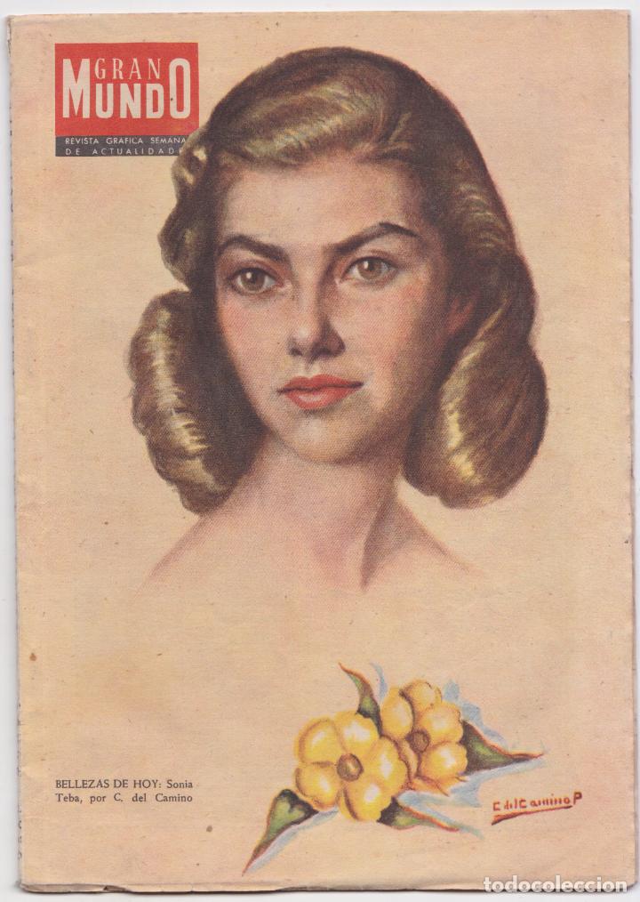 Coleccionismo de Revistas y Peri&oacute;dicos: GRAN MUNDO REVISTA GRAFICA SEMANAL N&ordm;121 - 11 AGOSTO 1956