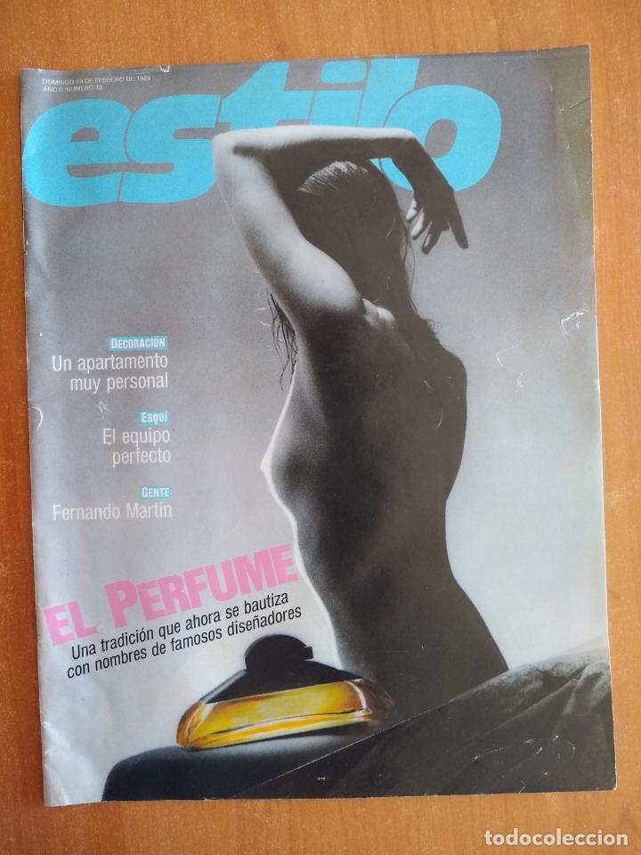 Collectionnisme de Revues et Journaux: Estilo El Pais. Ana de Miguel. Fernando Mart&iacute;n. El mito Charvet. Ignacion Vald&eacute;s. Celeste Montino.