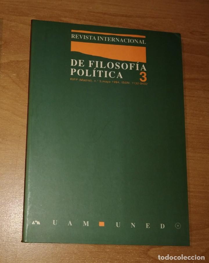Collezionismo di Riviste e Giornali: REVISTA INTERNACIONAL DE FILOSOF&Iacute;A POL&Iacute;TICA 3, 1994 - NACIONALISMO Y POL&Iacute;TICA