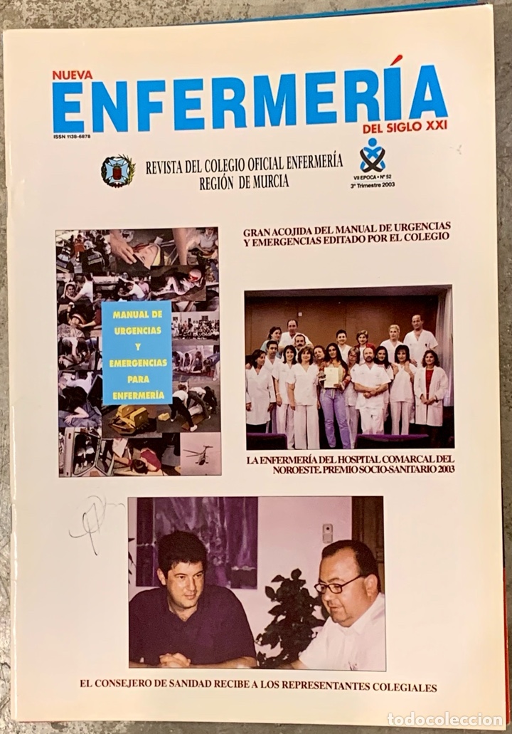 Collectionnisme de Revues et Journaux: Revista NUEVA ENFERMERIA. N&ordm; 52. Julio 2003.