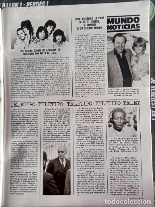 Coleccionismo de Revistas y Peri&oacute;dicos: LOS ROLLING STONES PELE PETERSELLERS LYNNE FREDERICK