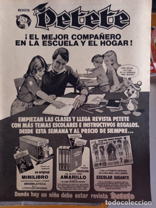 Coleccionismo de revistas y peri&oacute;dicos: ANUNCIO PETETE