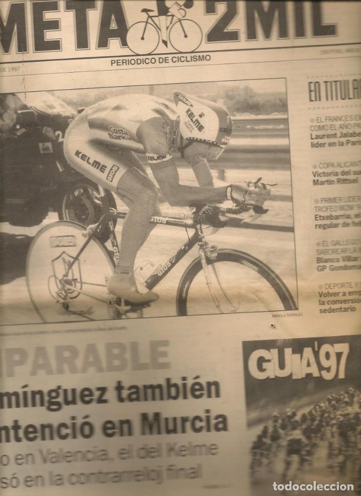 Coleccionismo de Revistas y Peri&oacute;dicos: META 2MIL. PERI&Oacute;DICO DE CICLISMO. N&ordm; 469. LAURENT JALABERT / 17 MARZO 1997. (B/42)